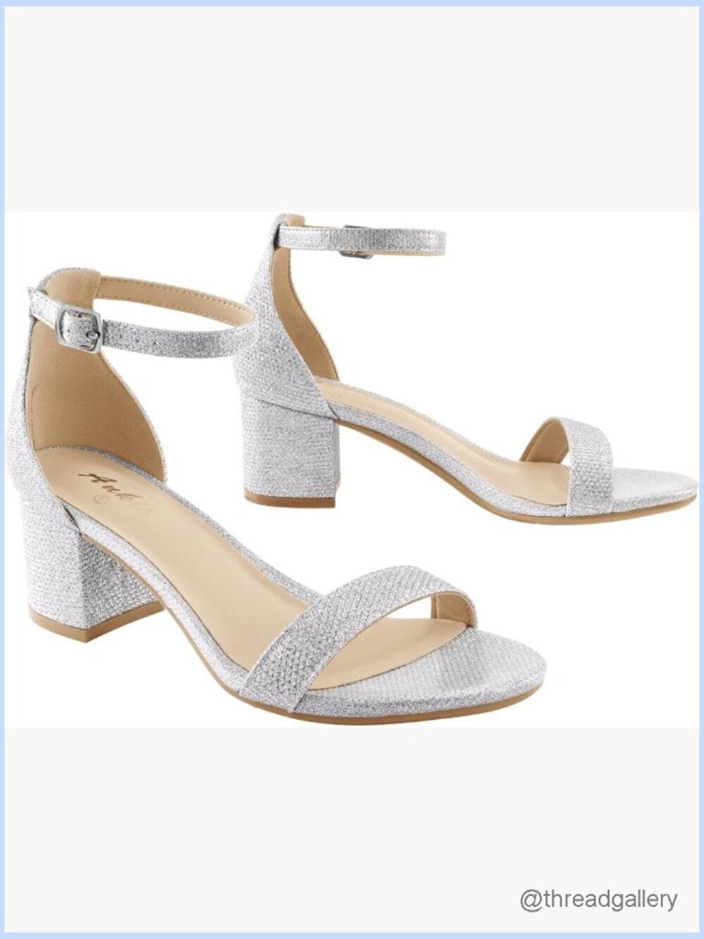 2.25" Low Heel Platform Sandals Chunky Block Heel Open Toe Ankle Strap Dressy